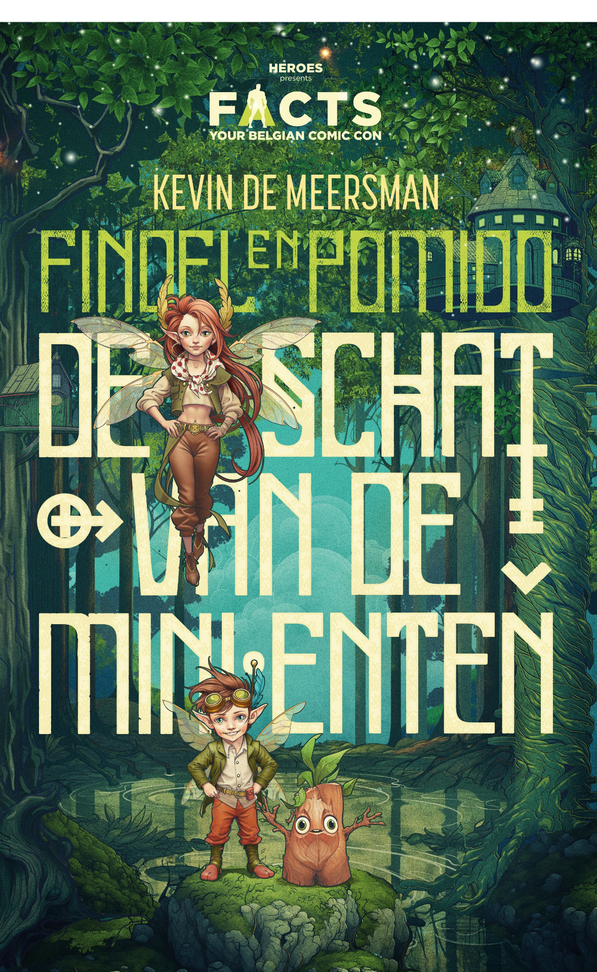 Cover Findel en Pomido - De schat van de mini-Enten