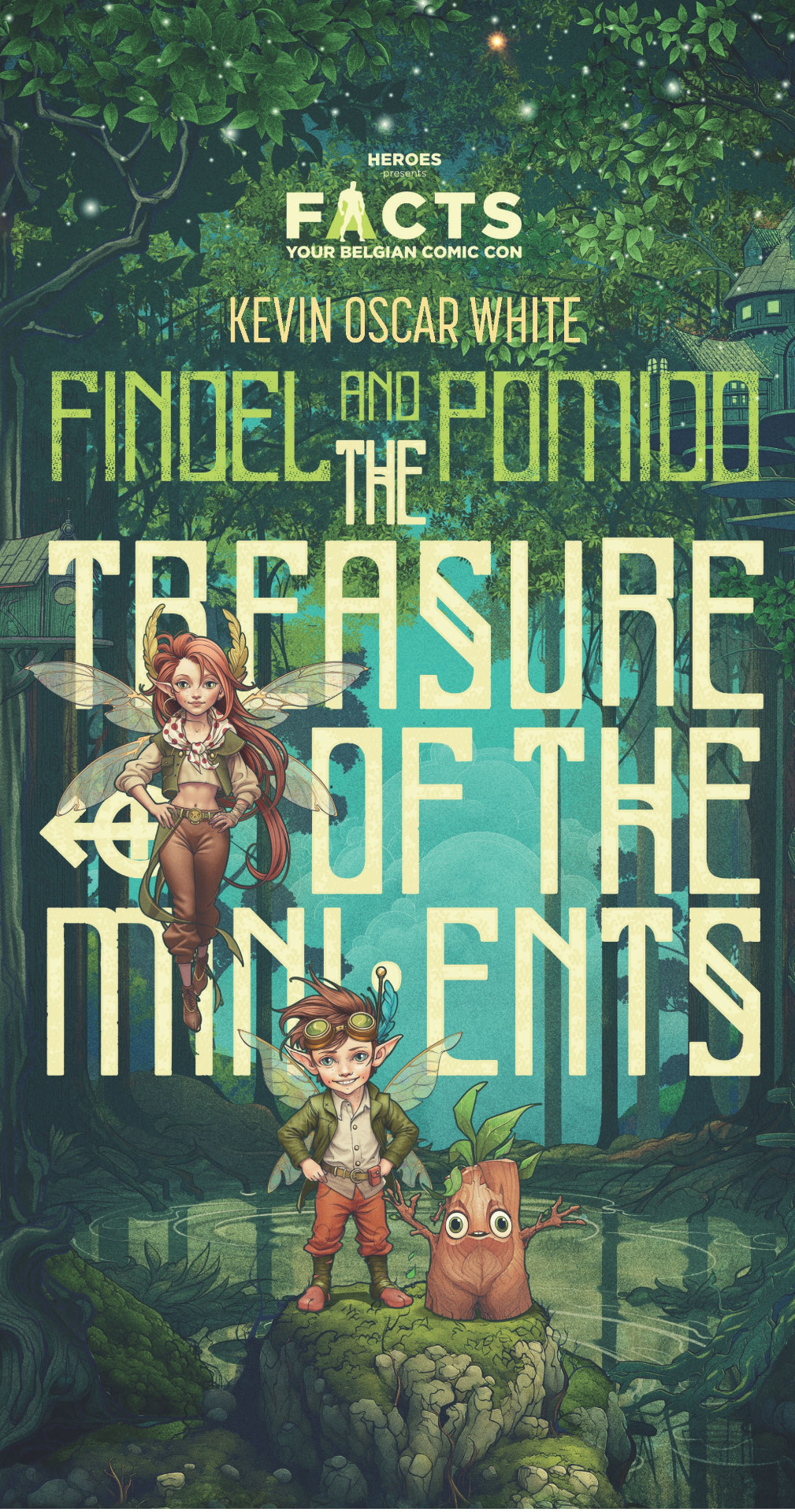 Cover Findel and Pomido - the treasure of the mini-Ents